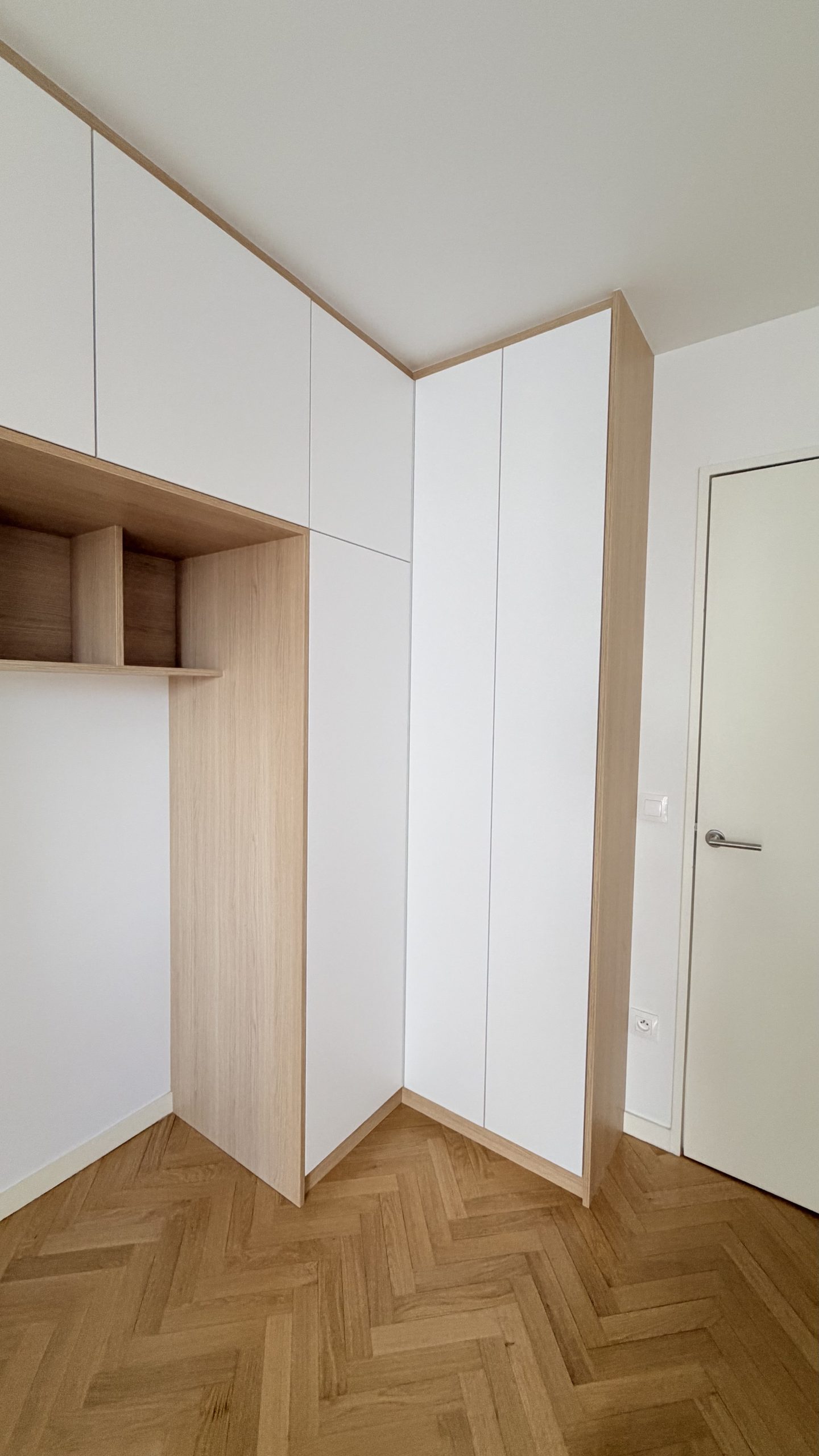 Pont de lit vue dressing